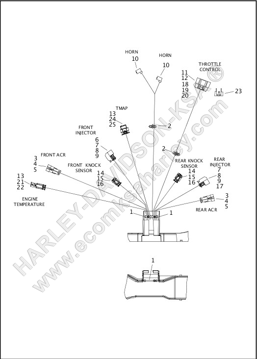 WIRING HARNESS, MAIN, ABS - (3 OF 8)